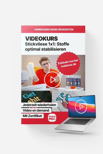 Videokurs zu Stickvliesen – Stoffe optimal stabilisieren