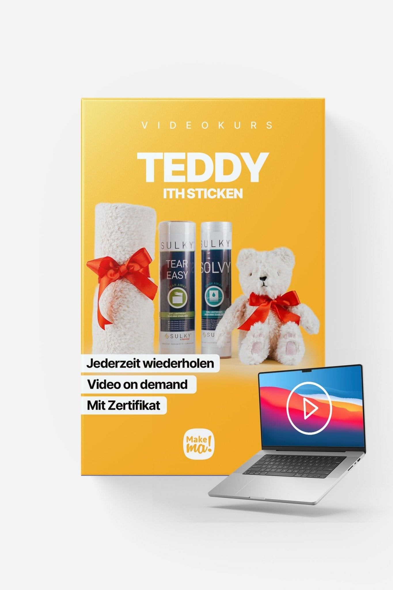 Videokurs: Teddy ITH sticken - Make ma!