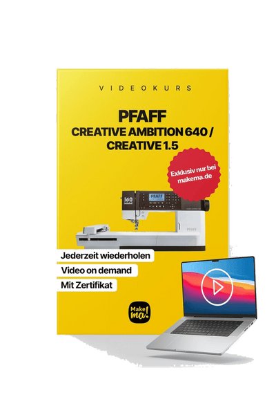 Videokurs zur PFAFF creative ambition 640 / PFAFF creative 1.5 in product view