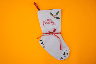 Schnittmuster Weihnachtssocke