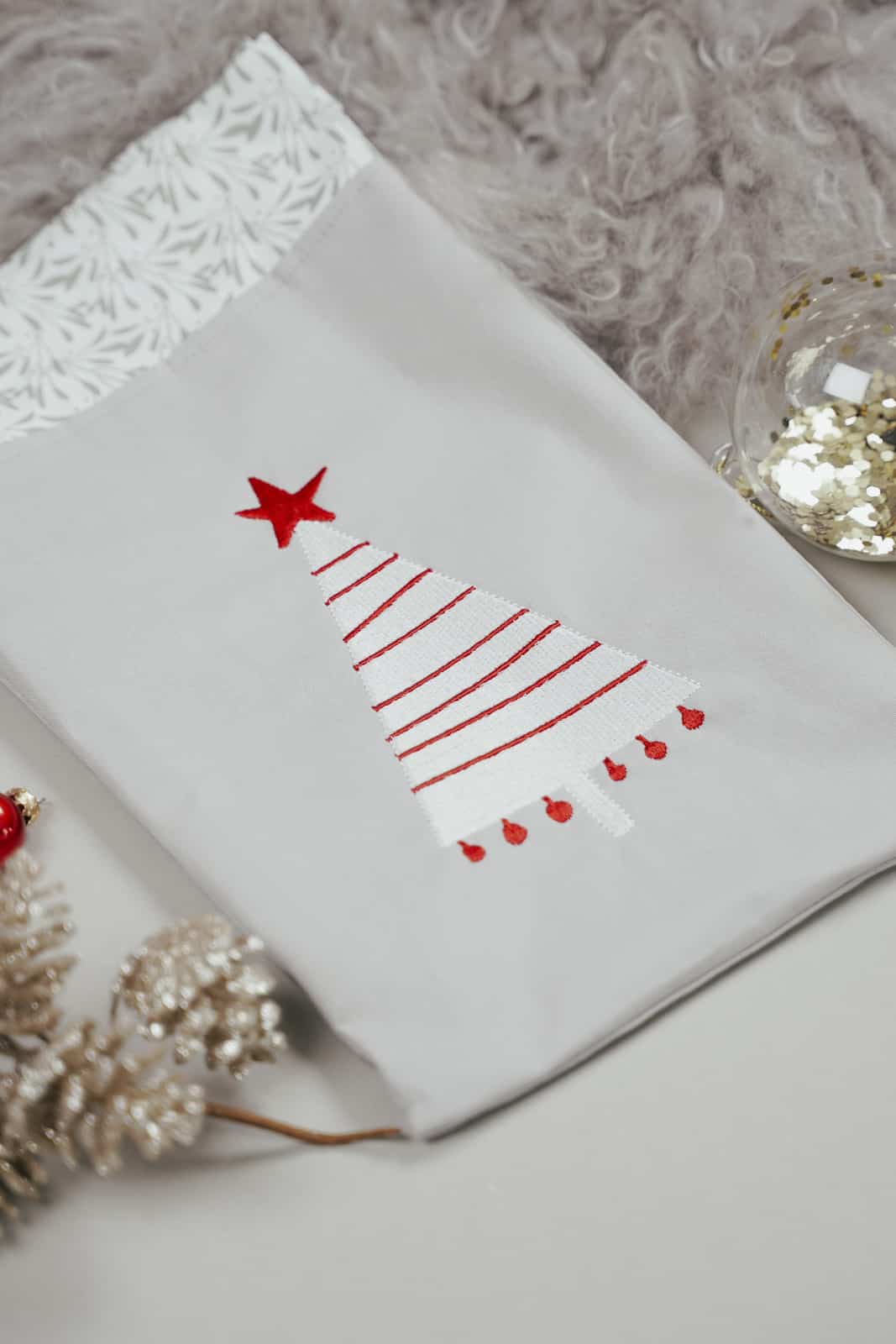 Stickdatei weihnachtsbaum schlicht