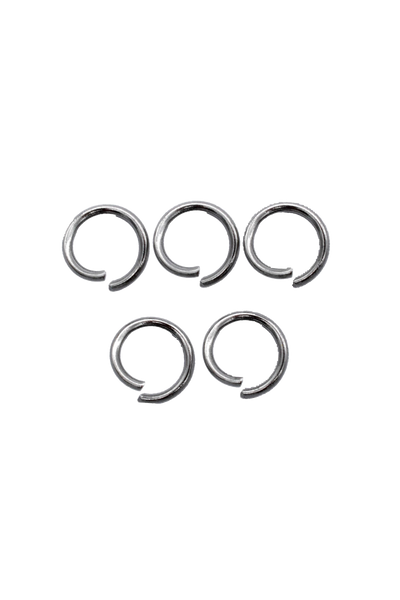Verbindungsringe silber/gold 8mm (5 Stück) in Produktansicht