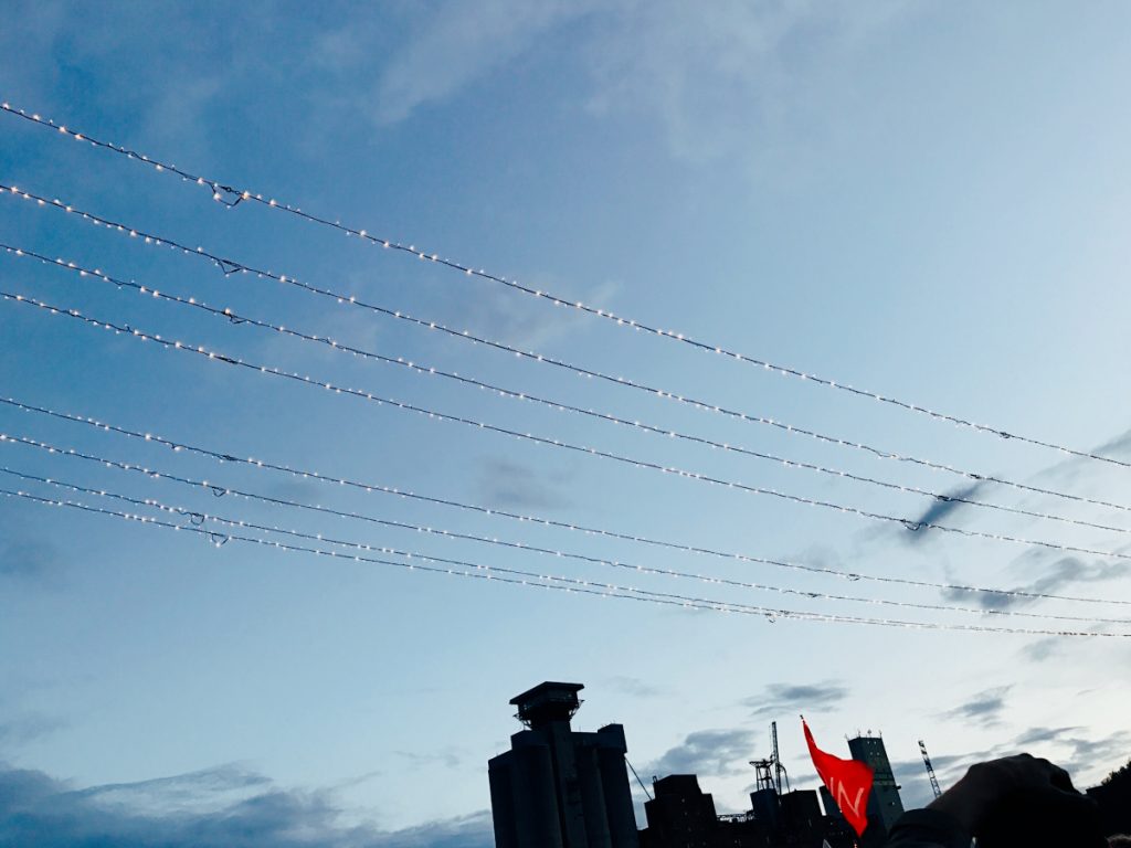 Tolle Wolkenbilder auf dem MS Dockville 2017