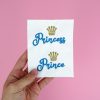 Stickdateien Set: Princess und Prince