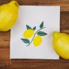 Stickdatei Zitronen / Limonen