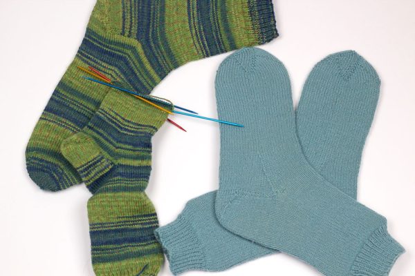 Socken gestrickt nach dem »Workshop« von Barbara