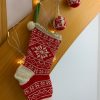 Weihnachtssocke stricken »Joulusukka« Anleitung