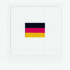 Stickdatei Flagge Deutschland (zur EM)